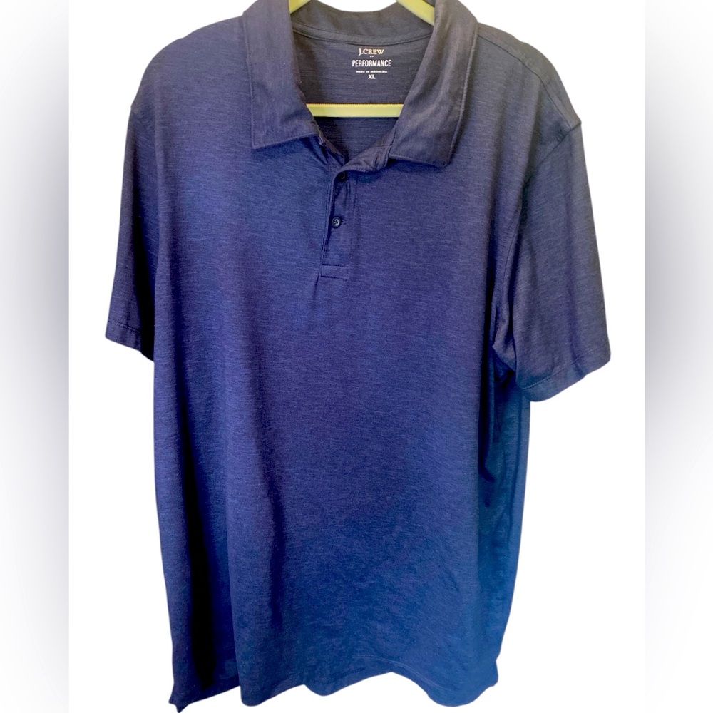 J. Crew Performance Men's Blue Polo Shirt XL
